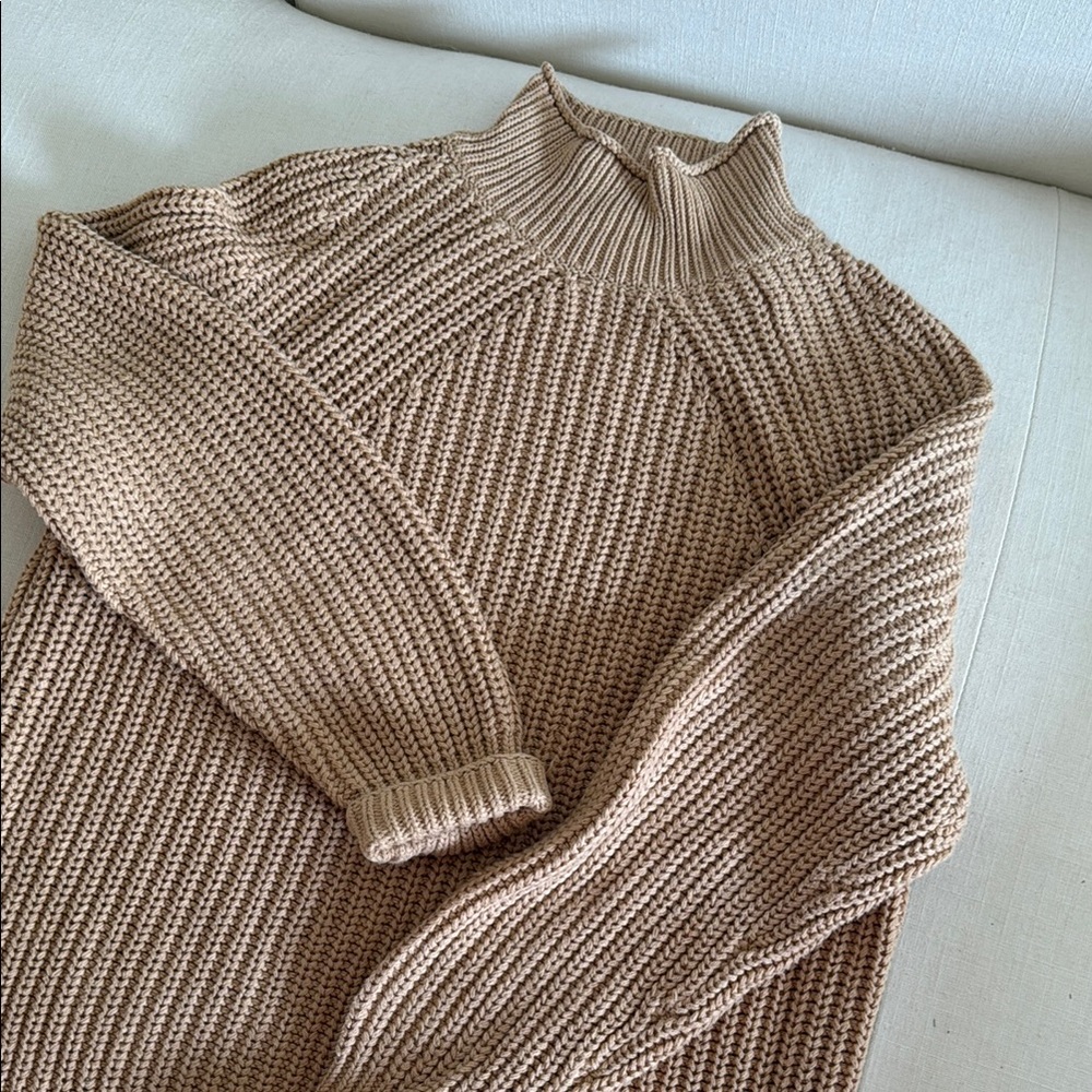 J. Crew Camel Turtle Neck Sweater - Picture 6 of 7